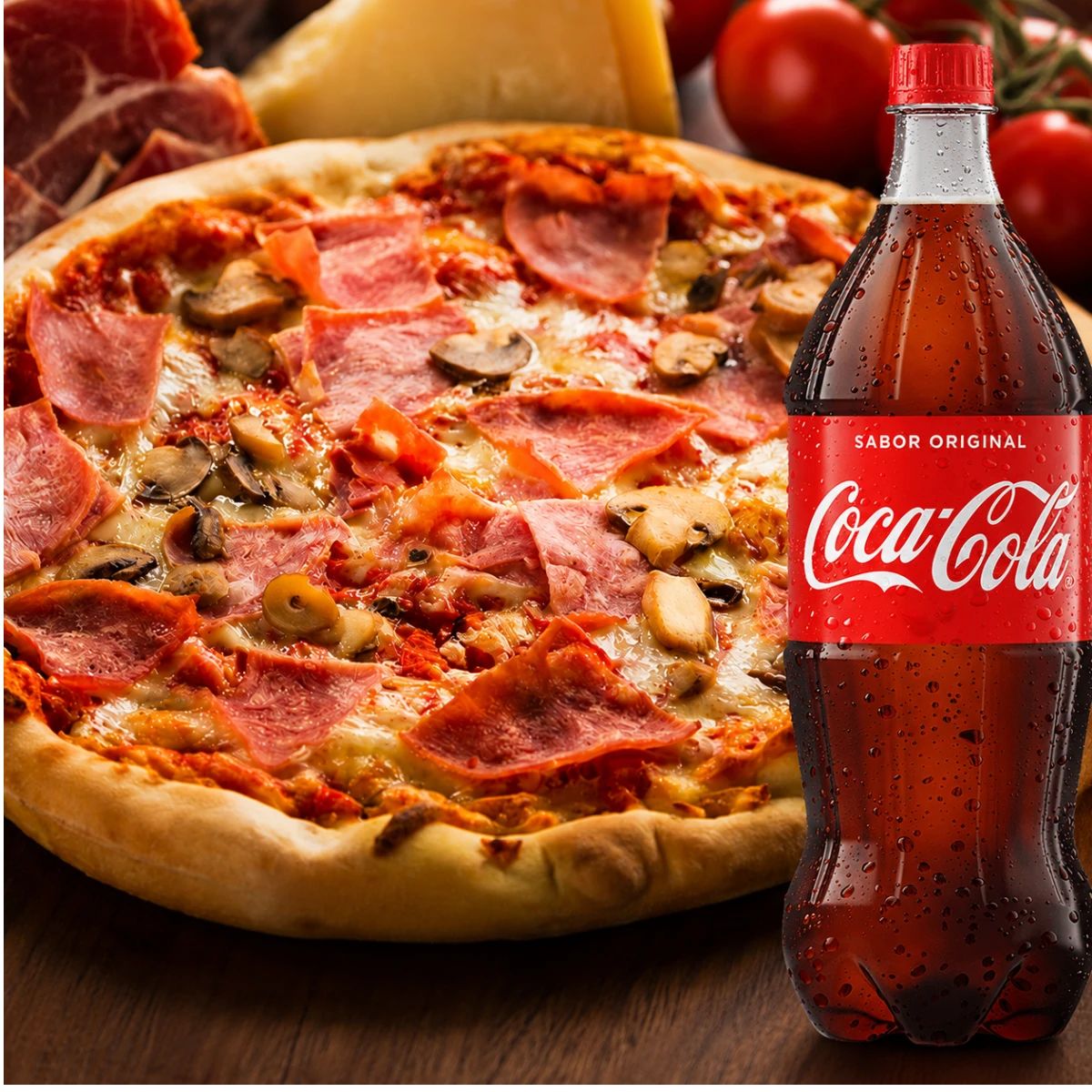 COMBO: Pizza Grande + Refri 1L
