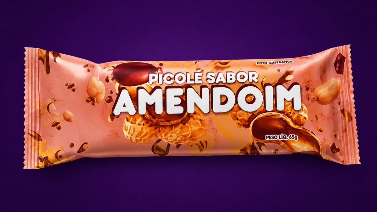 Picolé de amendoim 