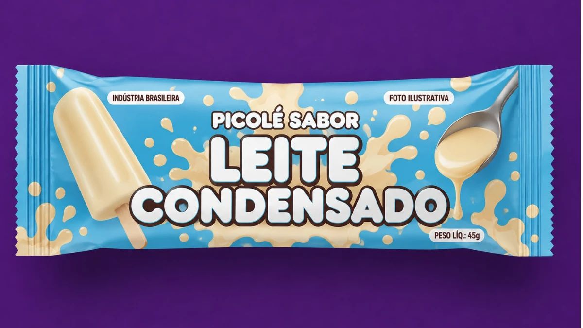 Picolé de Leite condensado 