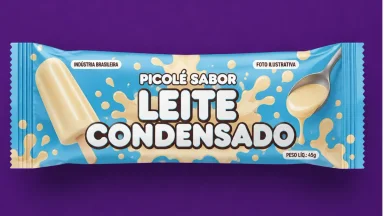 Picolé de Leite condensado