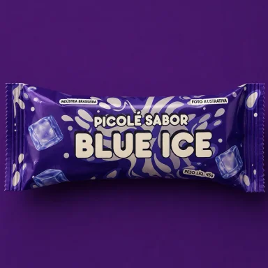 Picolé de blue ice