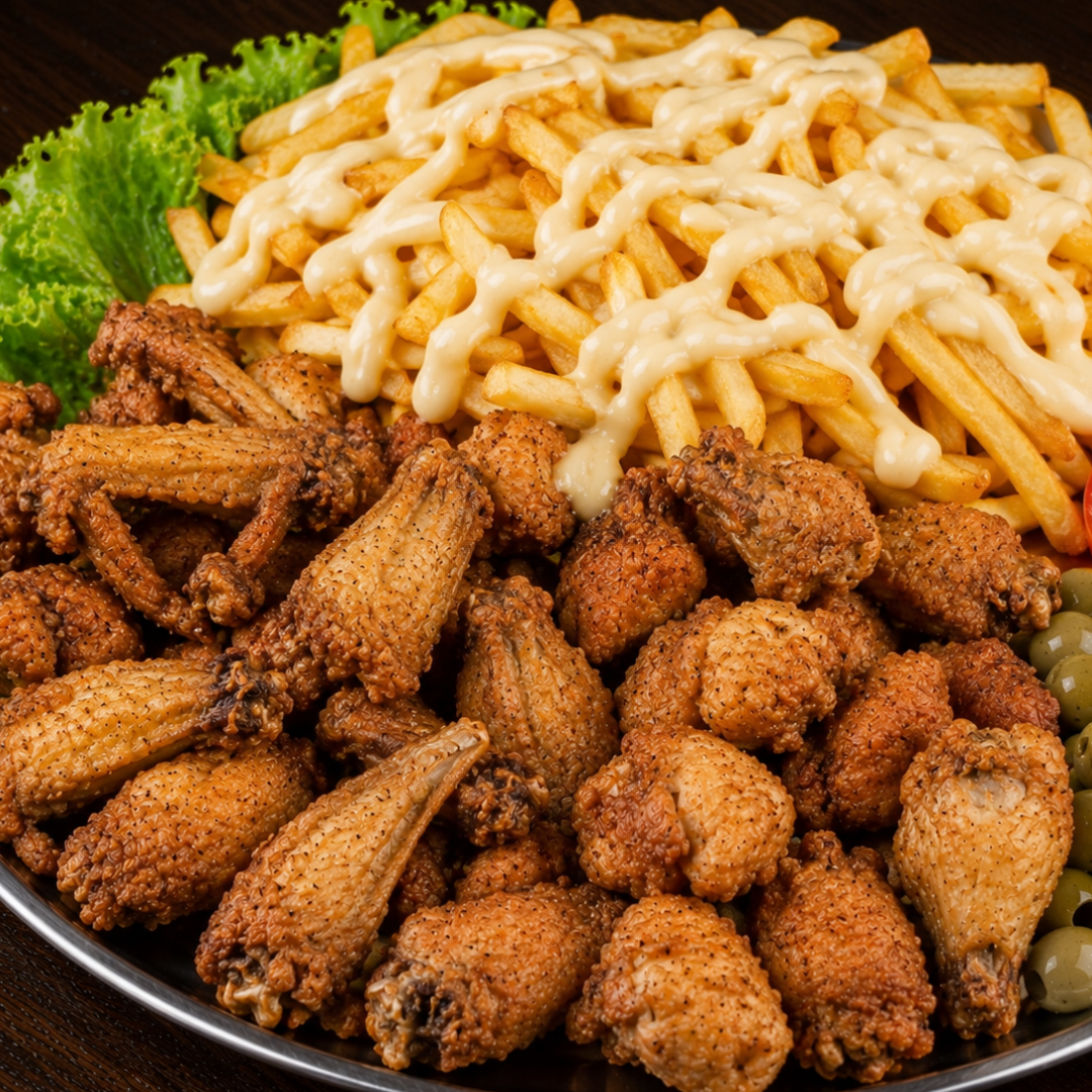 Frango à Passarinho com Fritas 500 g