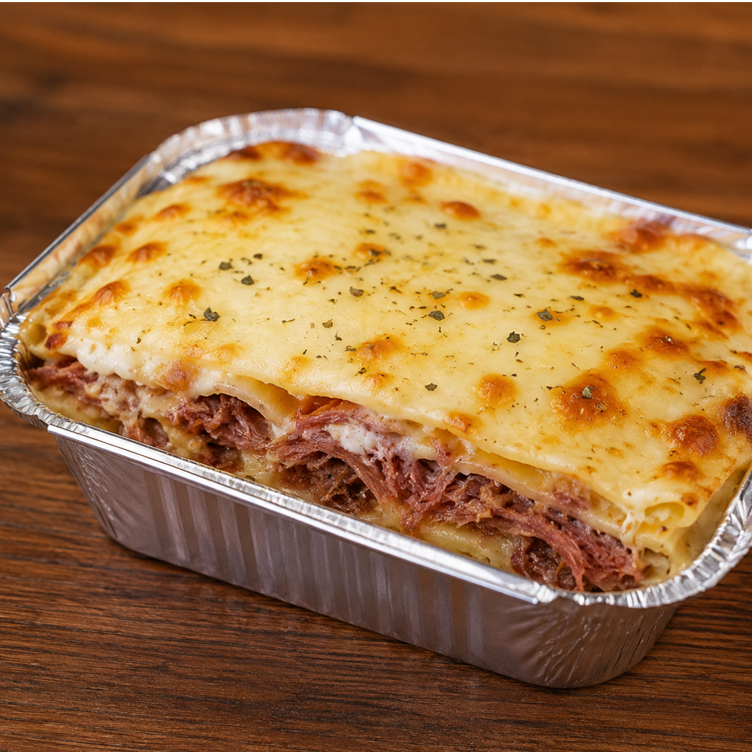 Lasanha de carne seca  500g