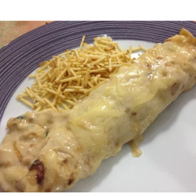 Panqueca de Presunto e Mussarela
