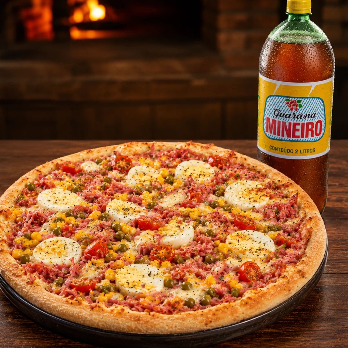 Combo: Pizza Grande + Refri 1,5L