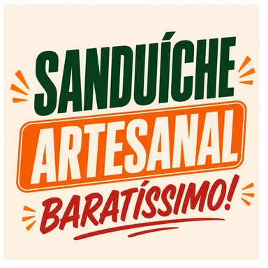 Sanduíche Baratíssimo