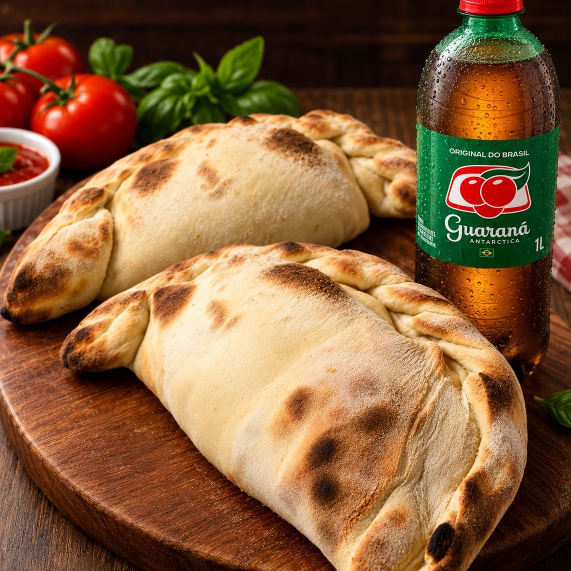 COMBO 2 CALZONES: 2 Calzones + Refri 1L