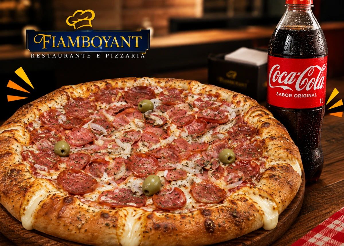 Combo econômico ( Pizza Grande + borda recheada + refri 1L )