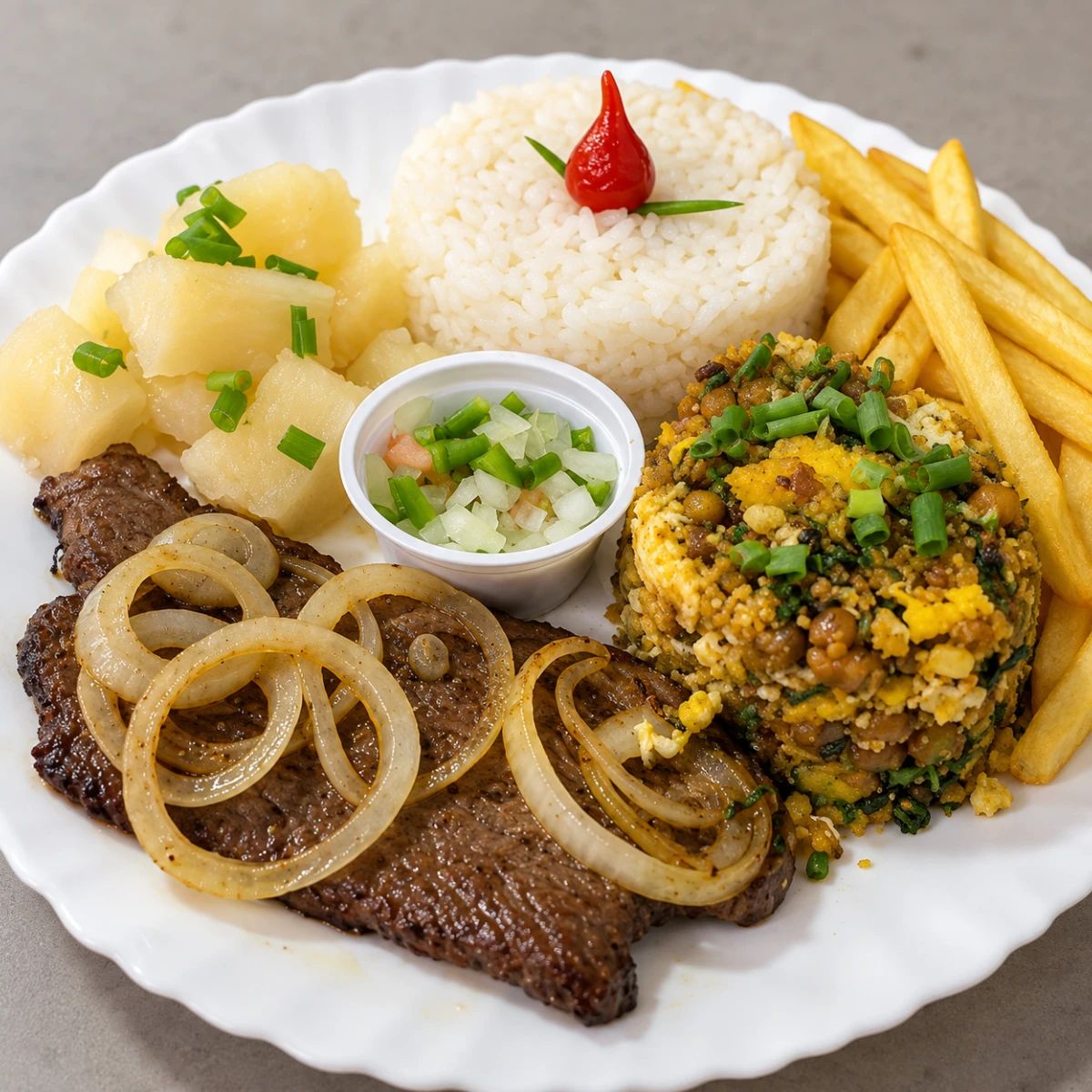 Jantinha de Bife Bovino Acebolado